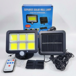 Split Solar Motion Sensor Wall Light with Remote Control (Separate Solar Panel)